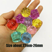 5 Pieces 30*30*22mm Acrylic Clear Animal Shape Game Pieces For Board Games Accessories