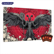 Demon Messenger and Rune Array Magic Card Battle Mat MTG Playmat Anti-slip Base Gathering Gaming Mats Board Game Mat for TCG
