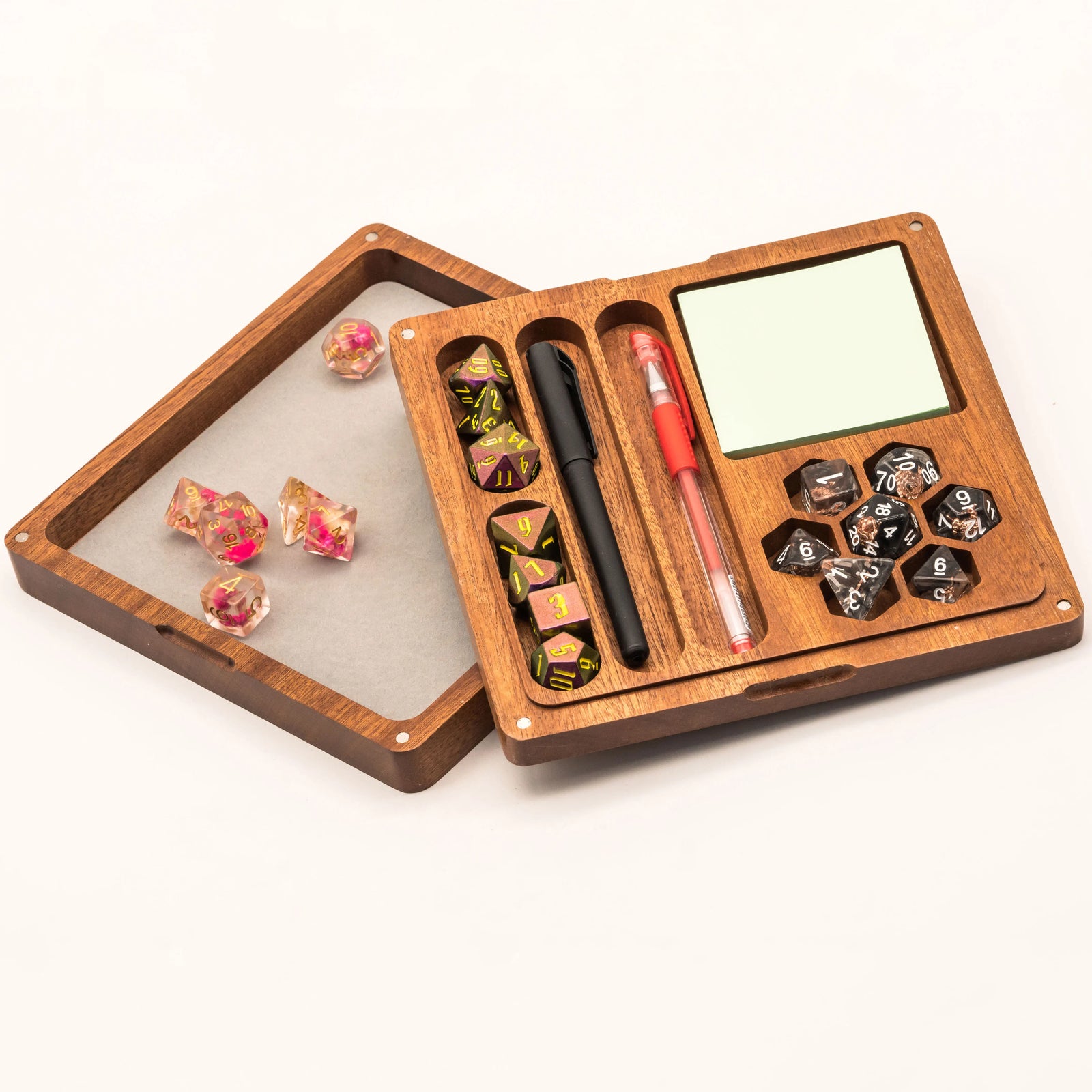 Fold-Flat Bamboo Square Dice Tray