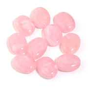 20pcs Flat Oval Acrylic Beads Double Color Imitation Jade Stone Loose Beads For Jewelry Making Bracelet Necklace DIY Accessories