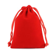 10pcs Jewelry Velvet Drawstring Bag Christmas Party Gift Packaging High Quality Soft Cloth Bag Dust Bag Luxury Pouch