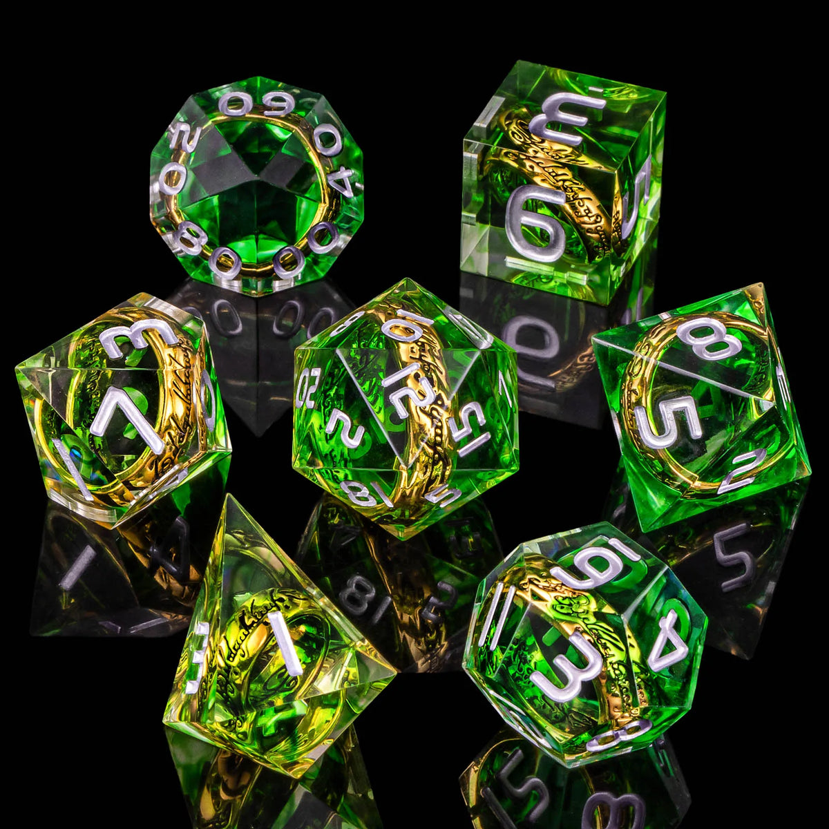 Fantasy Ring Dice Set – 8 Colours to Choose From