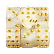High  Quality 10 Pcs/set Marble Effect Mini 12mm  Dice ,for Drinking Game Casino Poker Table and Other Board Games