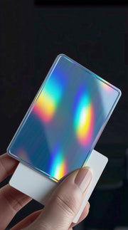 Holographic card sleeve