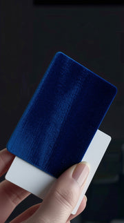 Velvet card sleeve